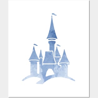 Castle Inspired Silhouette Posters and Art